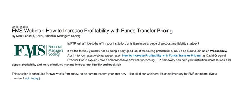 A screenshot of the page with an article about how to increase profitability.