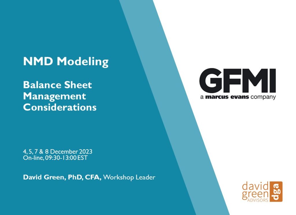 Non-Maturity Deposit Modeling Workshop December 2023